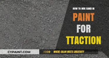 Enhance Texture: Mixing Sand in Paint for Striking Artistic Effects