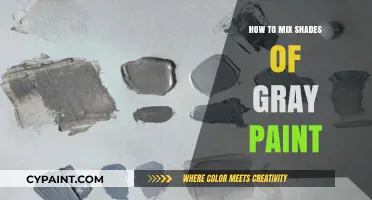 Mastering Gray: Techniques for Mixing Perfect Shades of Gray Paint
