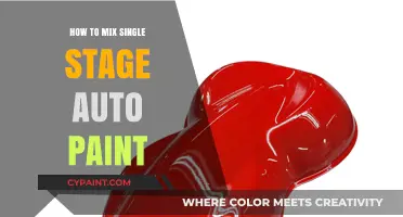 Mastering Single Stage Auto Paint Mixing: Tips for Flawless Results