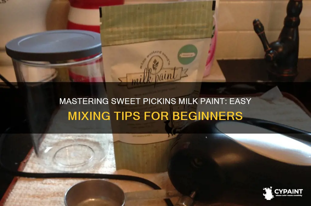 how to mix sweet pickins milk paint
