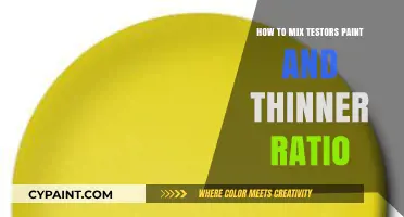 Mastering Testors Paint and Thinner Mixing: Perfect Ratio Guide