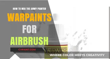 Airbrushing with Army Painter Warpaints: Mixing Guide