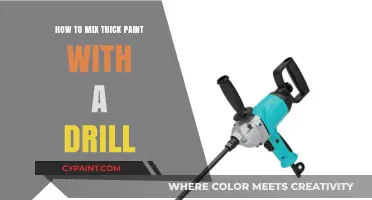 Effortless Thick Paint Mixing: Master the Drill Technique for Smooth Results