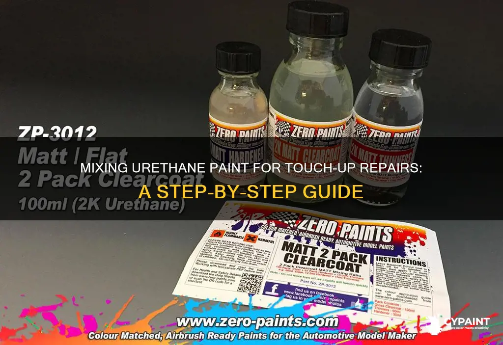 how to mix urethane paint for touch up repair