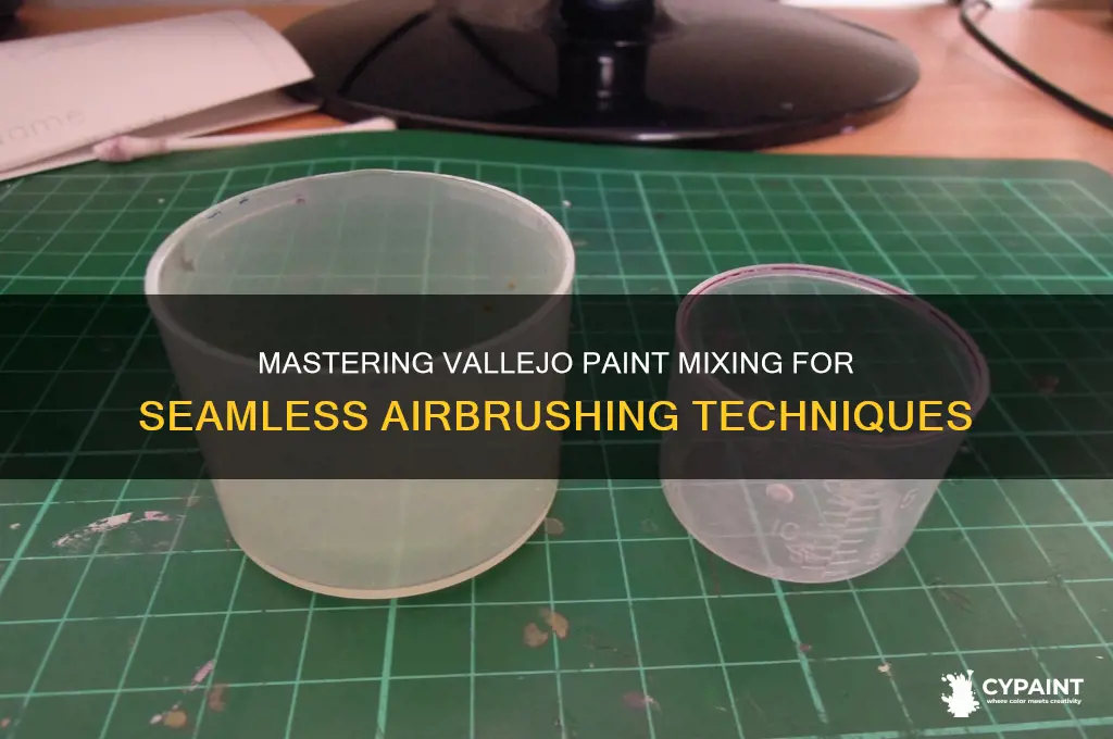 how to mix vallejo paints for airbrushing