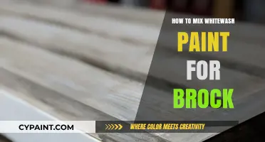 Mastering Whitewash Paint Mixing for Brock Surfaces: A Step-by-Step Guide