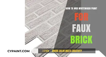 Mastering Faux Brick: Mixing Whitewash Paint for Authentic Texture