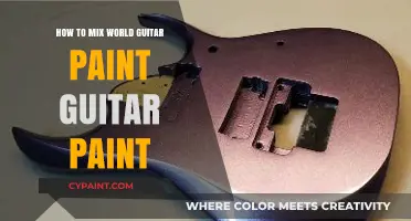 Mastering Guitar Paint Mixing: Techniques for a Flawless World-Inspired Finish