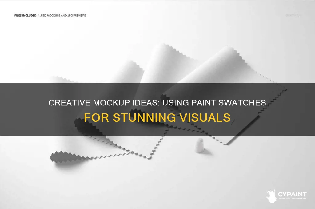 how to mock up pics with paint swatches