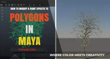 Mastering Maya: Transforming Paint Effects into Polygons