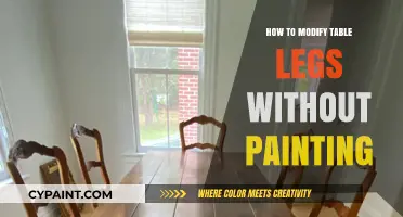 Creative Ways to Transform Table Legs Without Using Paint