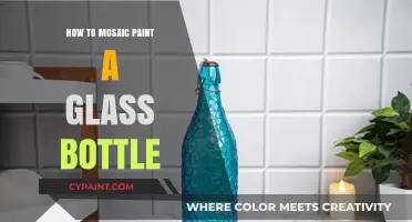 Creative Mosaic Painting Techniques for Transforming Glass Bottles