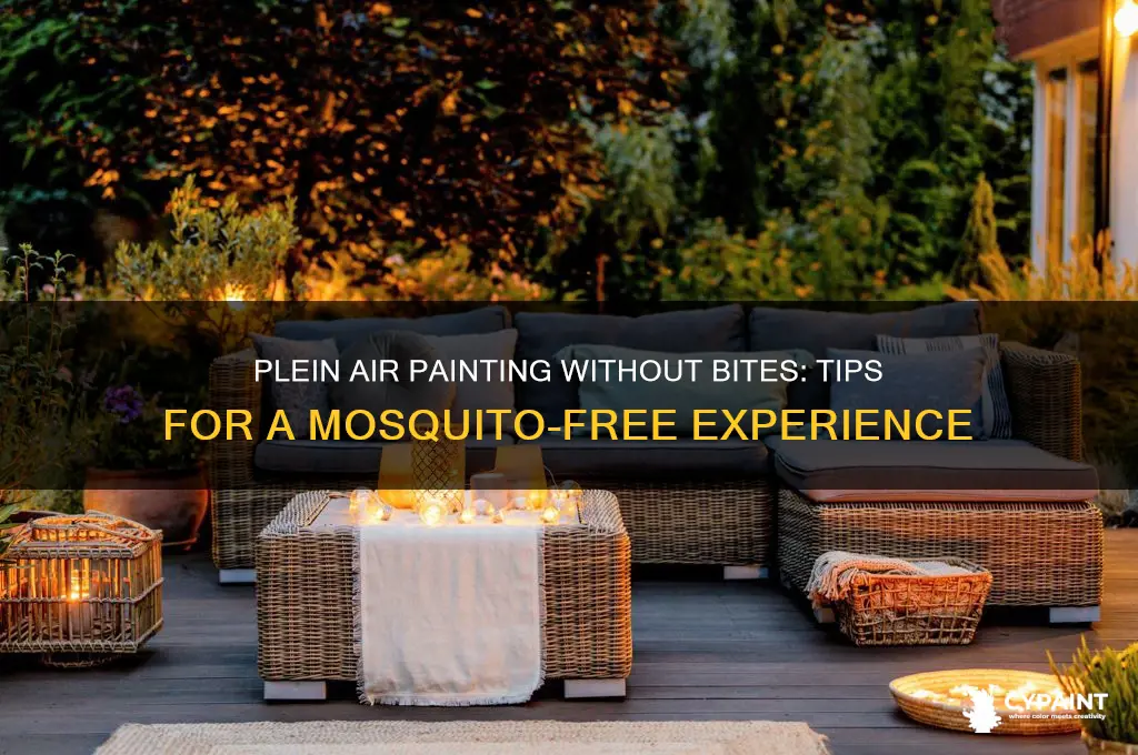 how to mosquito-free plein air painting