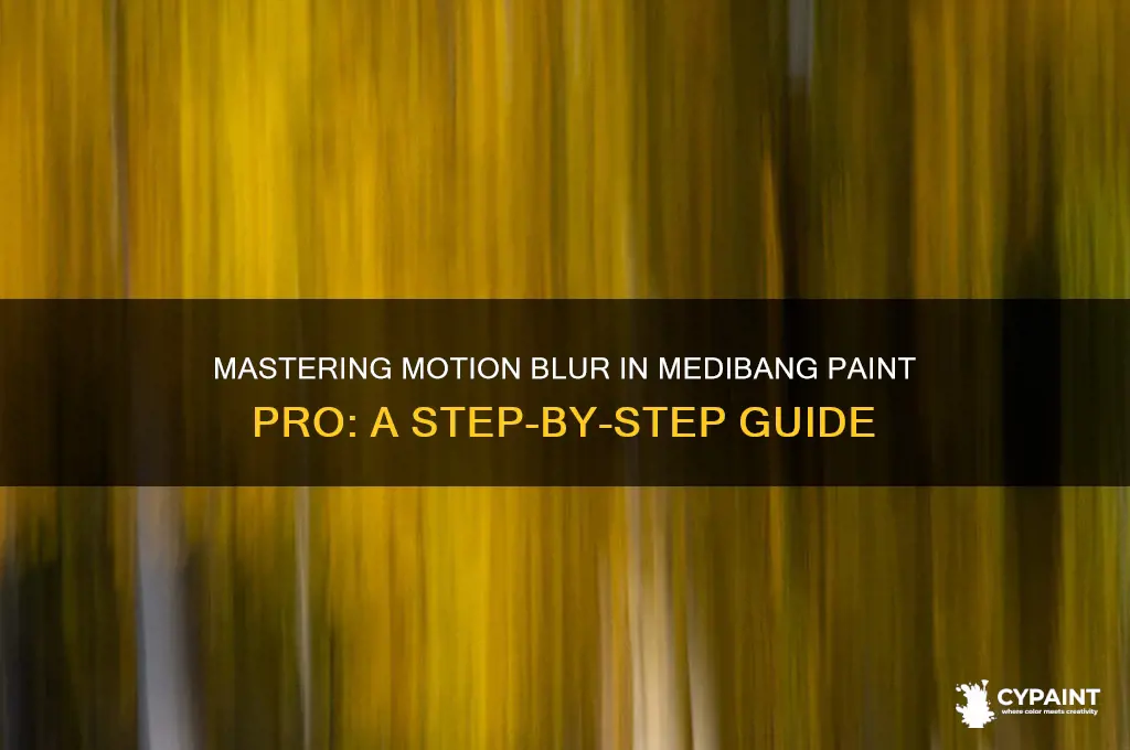 how to motion blur medibang paint pro