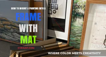 Effortlessly Frame Your Masterpiece: A Guide to Mounting Paintings with Mats