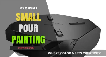 Mastering Mini Pour Art: A Guide to Mounting Small Pour Paintings