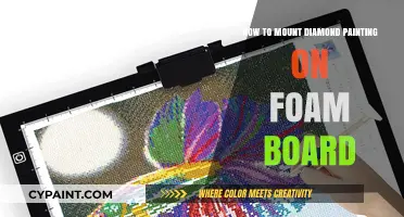 Mounting Diamond Paintings: Easy Foam Board Display Guide