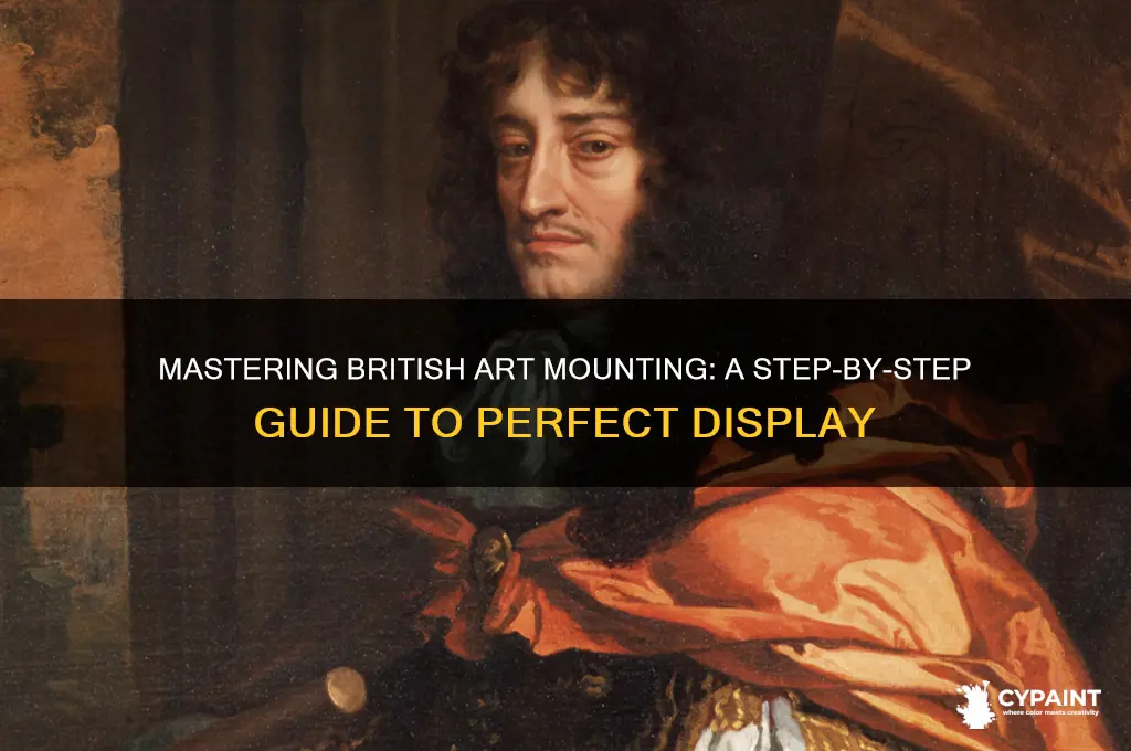 how to mount paintings in british way