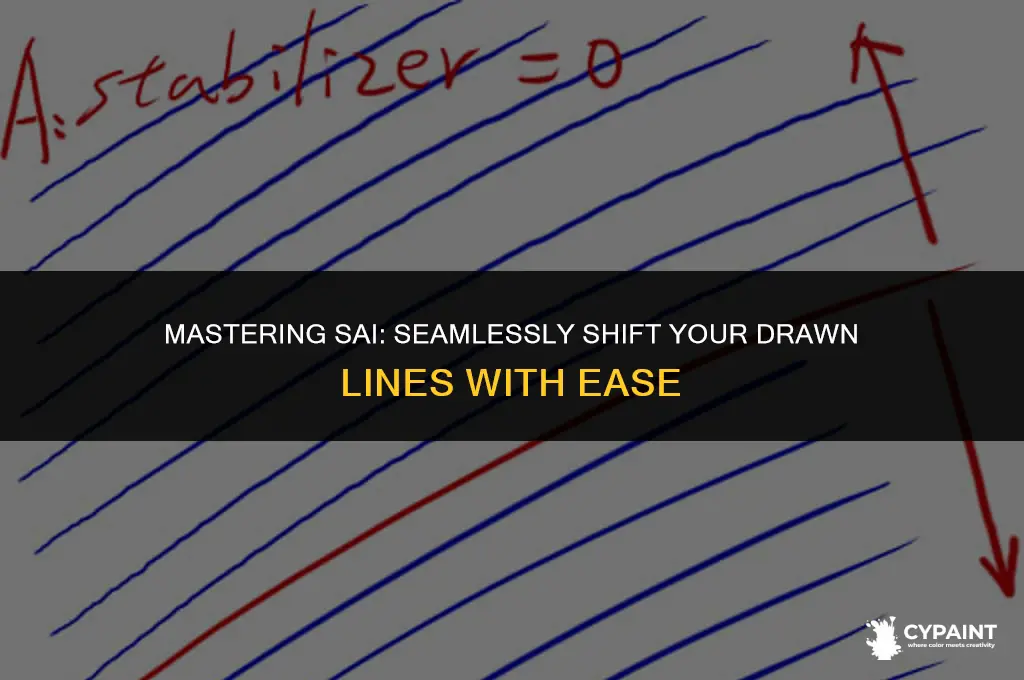 how to move a drawn lines in paint tool sai