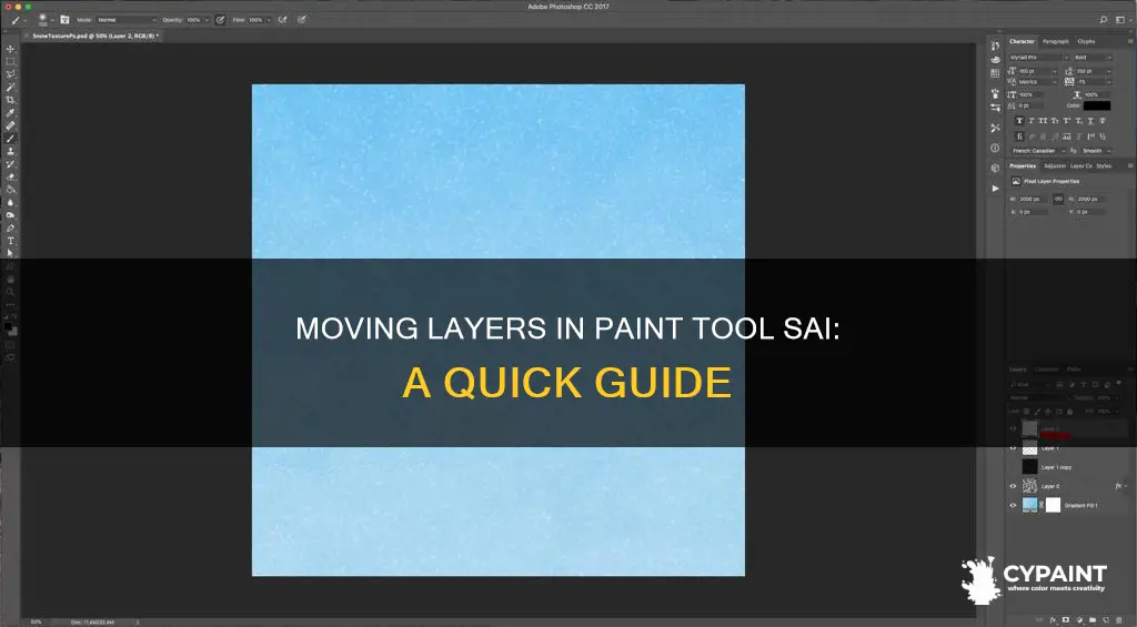 how to move a layer in paint tool sai