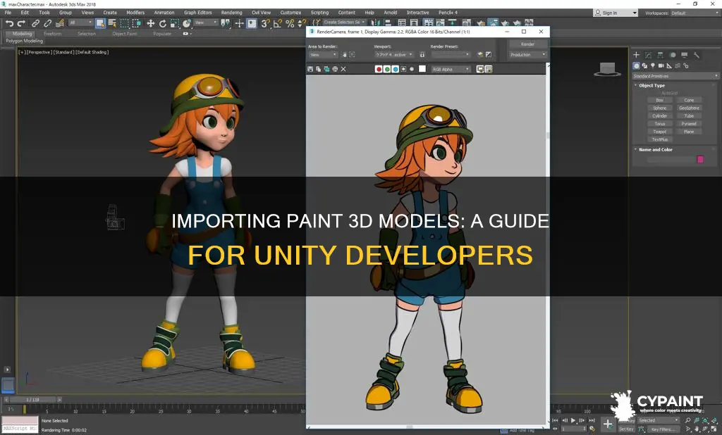how to move a paint 3d model to unity