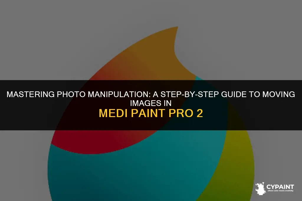 how to move a photo in medi paint pro 2