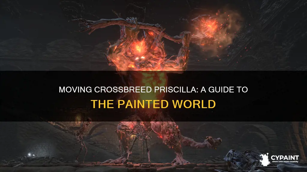 how to move crossbreed priscilla out of painted world