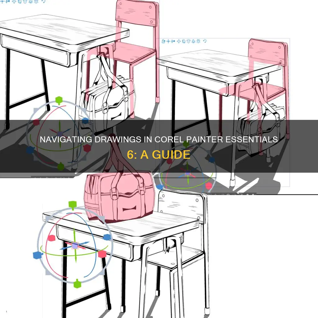 how to move drawings in corel painter essentials 6
