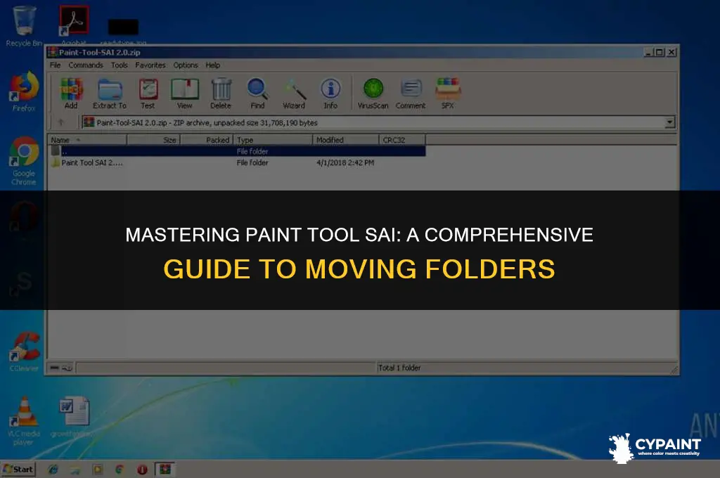 how to move everything in a paint tool sai folder
