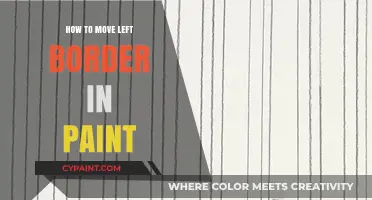 Mastering Paint: Simple Steps to Adjust Left Border Position