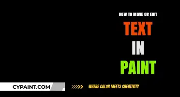 Mastering Text Manipulation: Moving and Editing in Paint Made Easy
