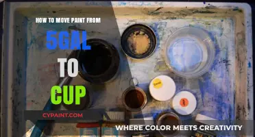 Efficiently Transferring Paint: 5-Gallon to Cup Made Simple and Mess-Free