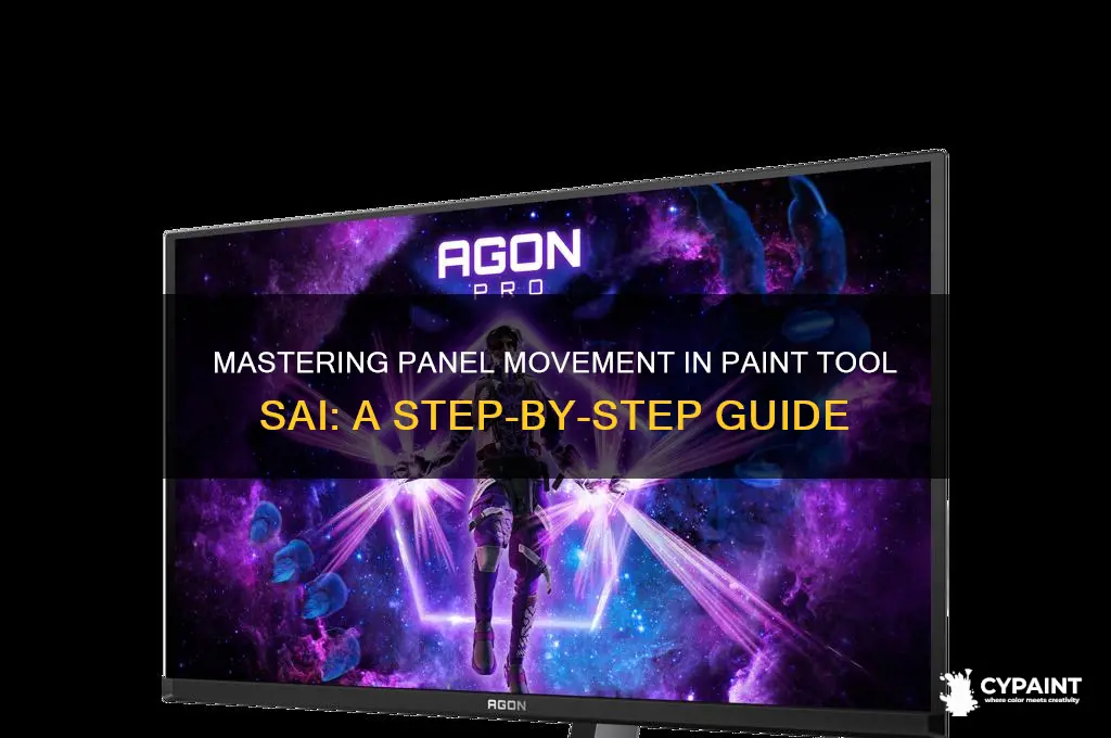 how to move panels in paint tool sai