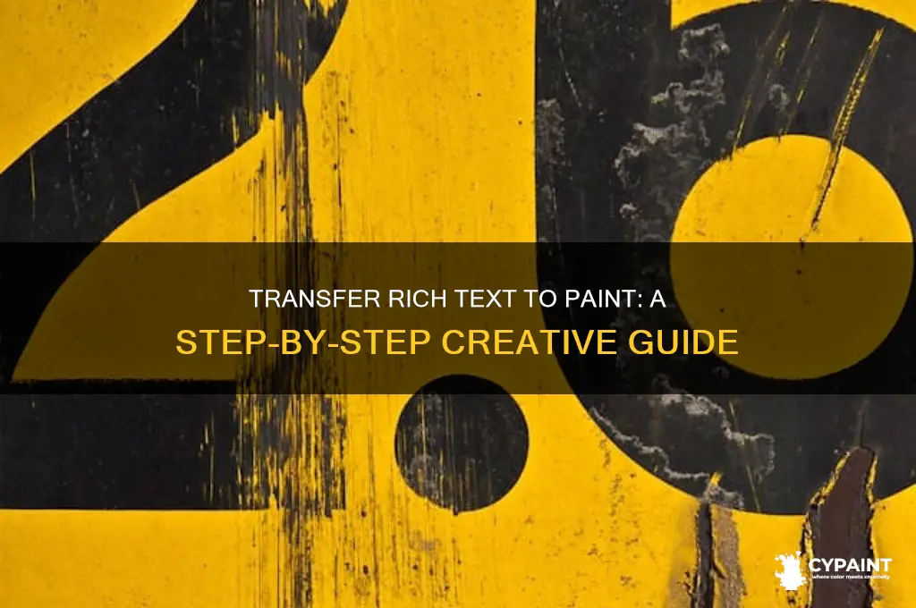 how to move rich text to paint