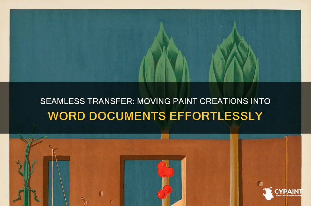 how to move something from paint to word