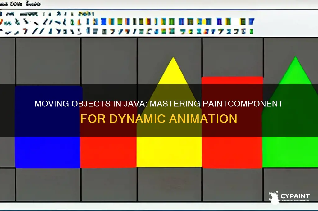how to move something with java paint component
