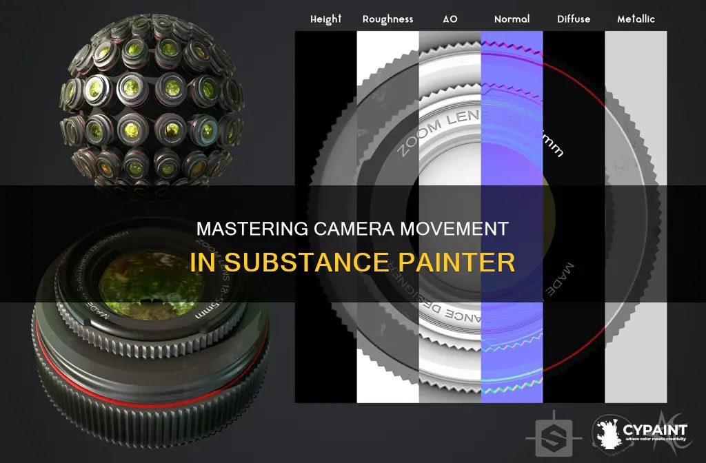 how to move the goddamn camera in substance painter