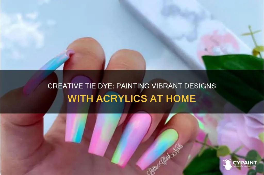 how to mske tie dye design with paint