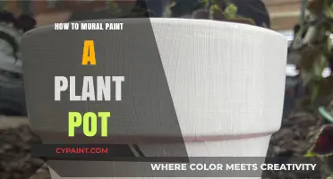 Creative Plant Pot Mural Painting: A Step-by-Step DIY Guide
