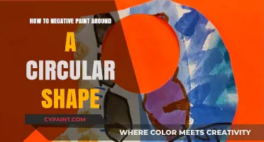 Mastering Negative Painting Techniques Around Circular Shapes: A Step-by-Step Guide