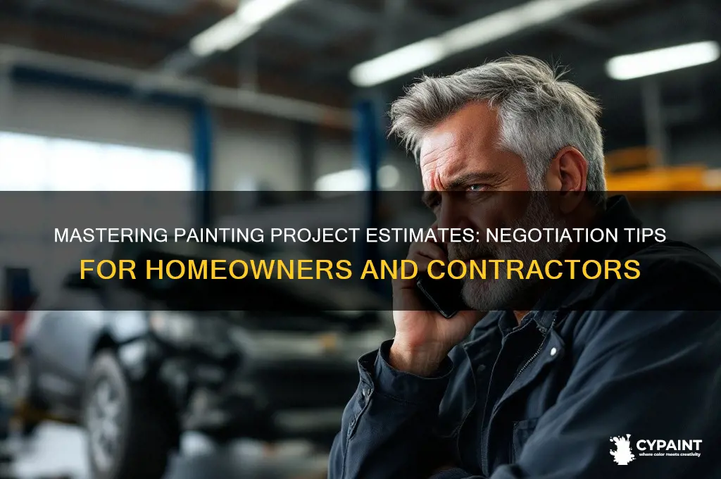 how to negotiate an estimate painting project