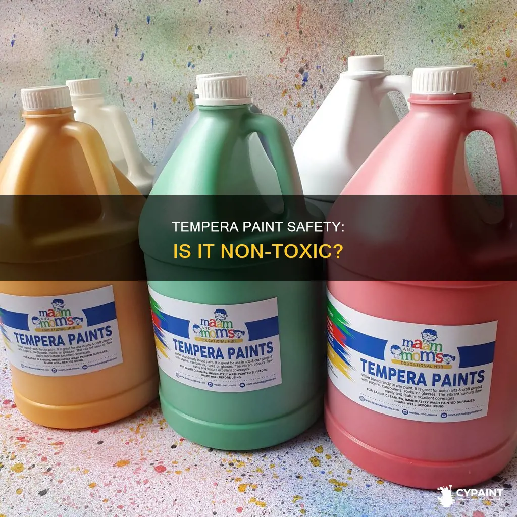 how to no if my tempera paint non toxic