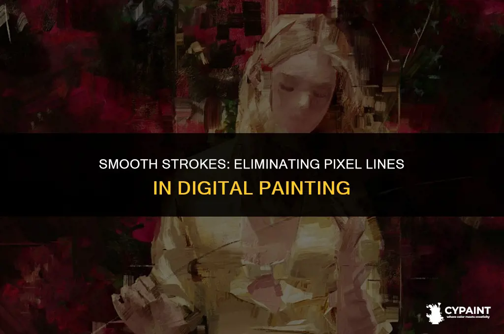 how to not have pixel lines in any paint program