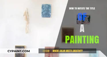 Mastering Art Notation: Properly Titling Paintings in Writing and Citations