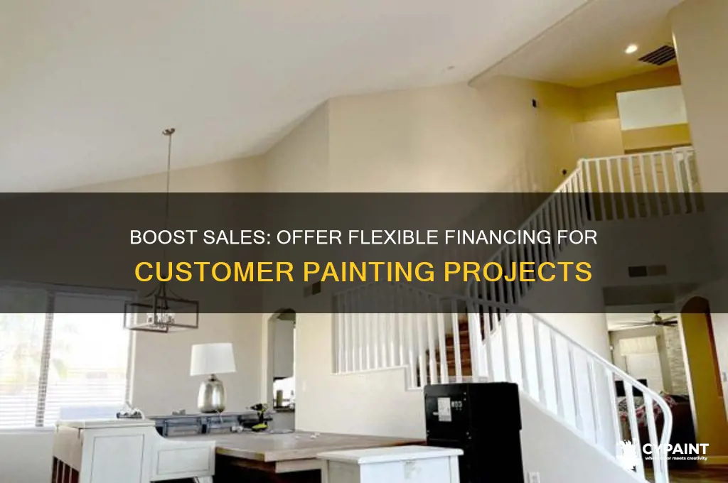 how to offer financing for my customers painting