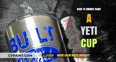 DIY Ombre Yeti Cup Painting: Easy Steps for a Stylish Look