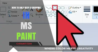 Cropping Images in MS Paint: Keep Only the Selection