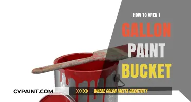Effortless Guide: Opening 1-Gallon Paint Buckets with Ease and Precision