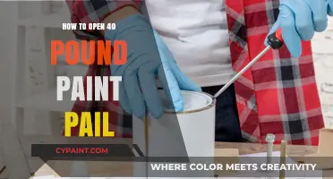 Effortlessly Open a 40-Pound Paint Pail: Quick and Safe Tips