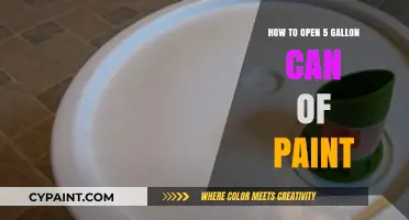Effortlessly Open a 5-Gallon Paint Can: Tips and Tricks